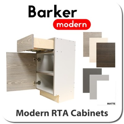 modern slab rta cabinets